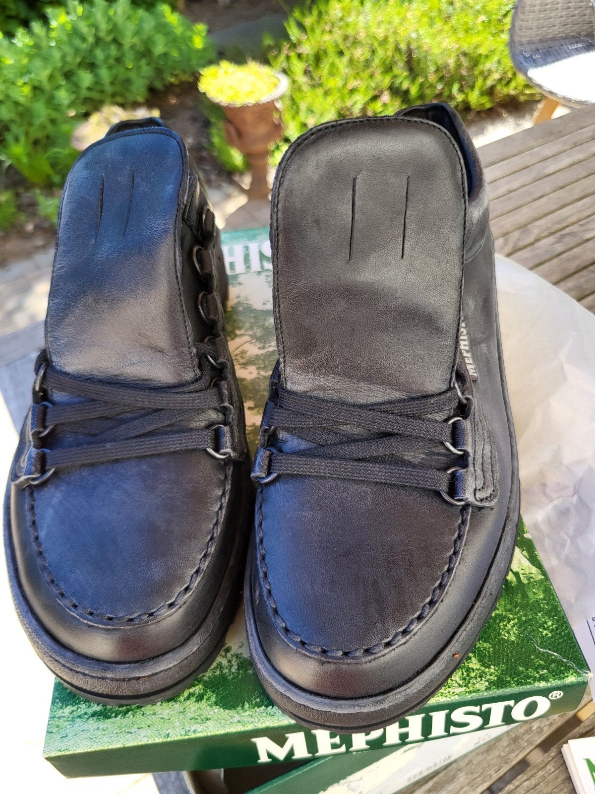 Mephisto Heren Veterschoenen Zwart - Maat 42, Kleding | Heren, Schoenen, Ophalen of Verzenden, Nieuw, Zwart