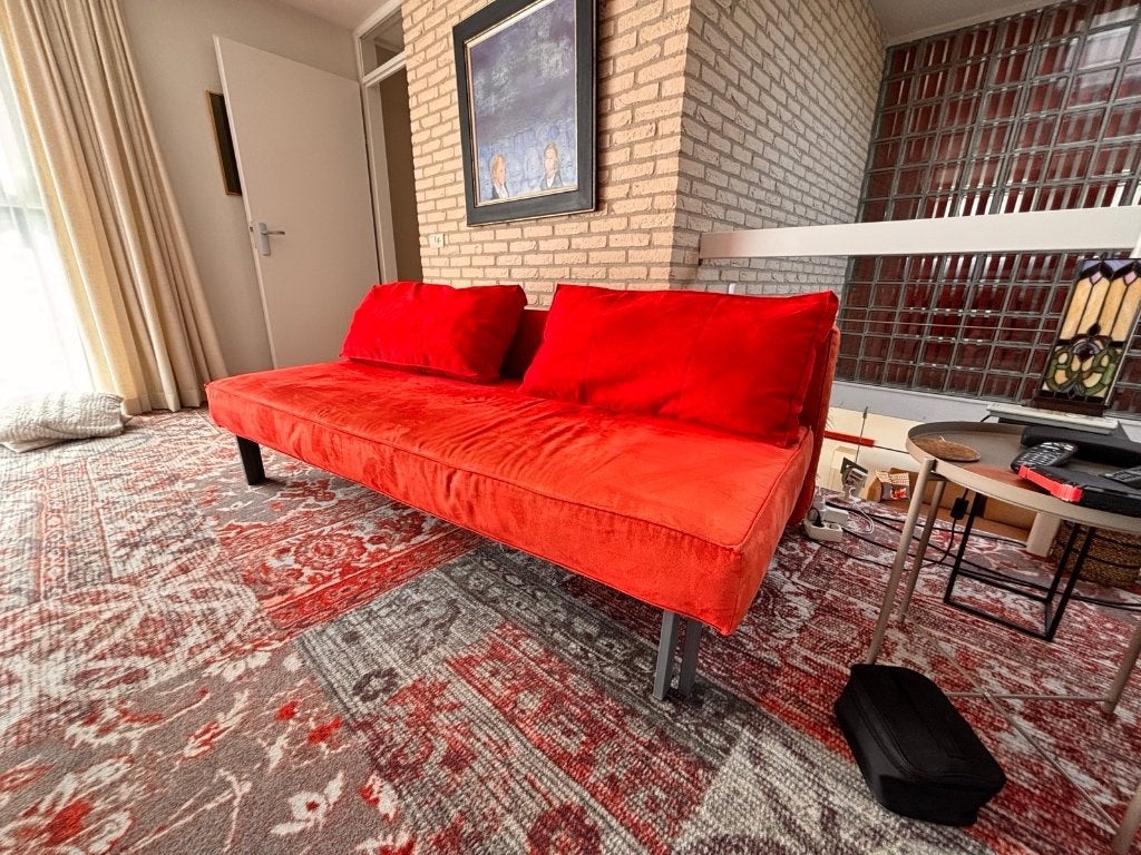 Slaapbank, Huis en Inrichting, Ophalen, Gebruikt, Tweepersoons, 140 cm