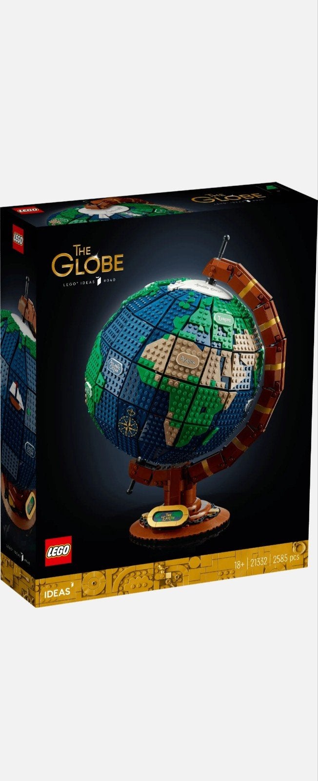 LEGO Ideas The Globe 21332, Ophalen of Verzenden, Zo goed als nieuw