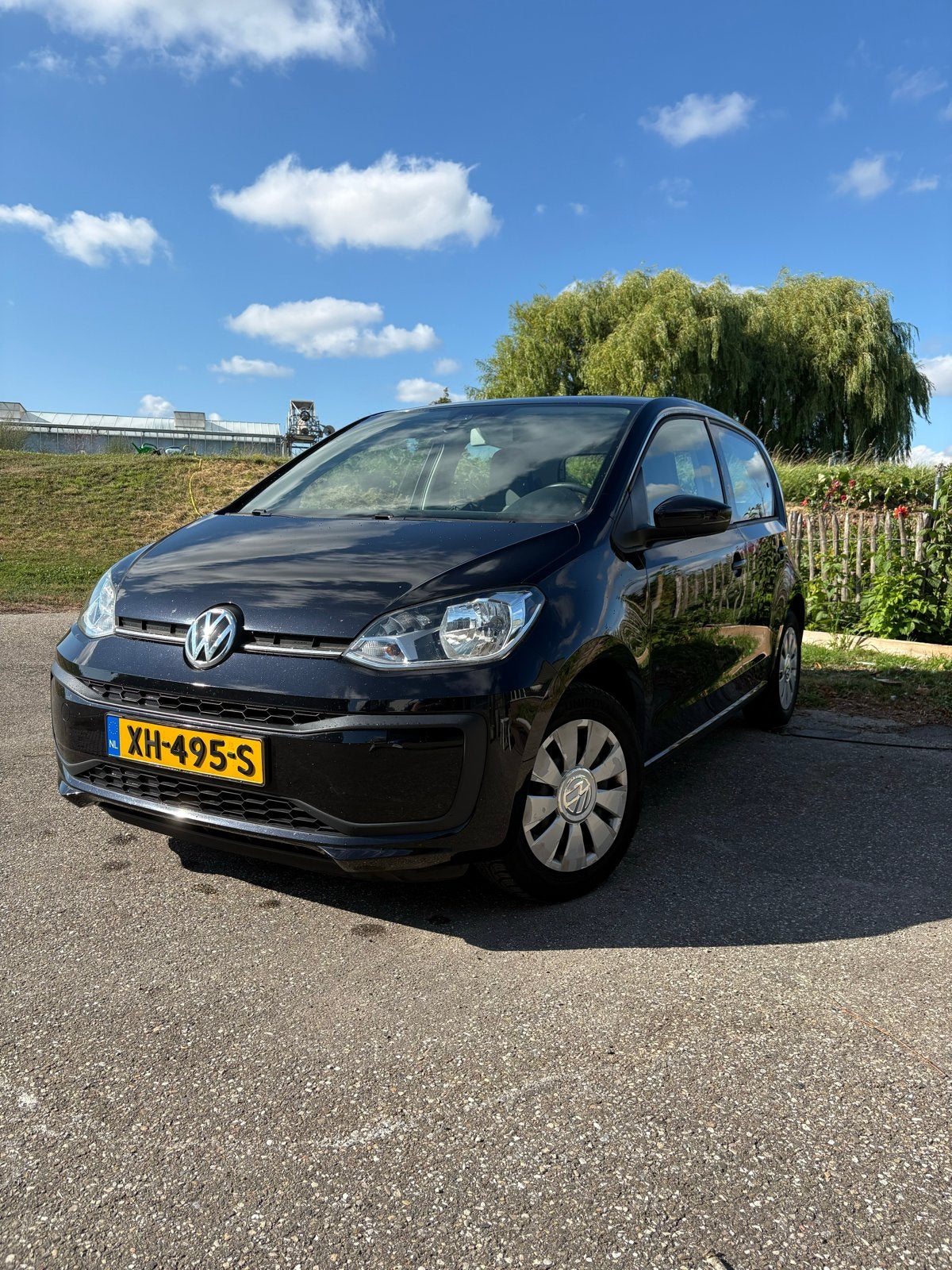 Volkswagen up! 1.0 BMT move 2019 Zwart, Auto's, Voorwielaandrijving, 40 €/maand, Zwart, Origineel Nederlands