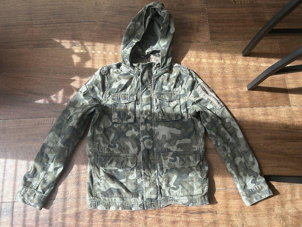 C&A zomerjas / herfstjas camouflage maat 152, C&A, Ophalen of Verzenden, Zo goed als nieuw, Jongen