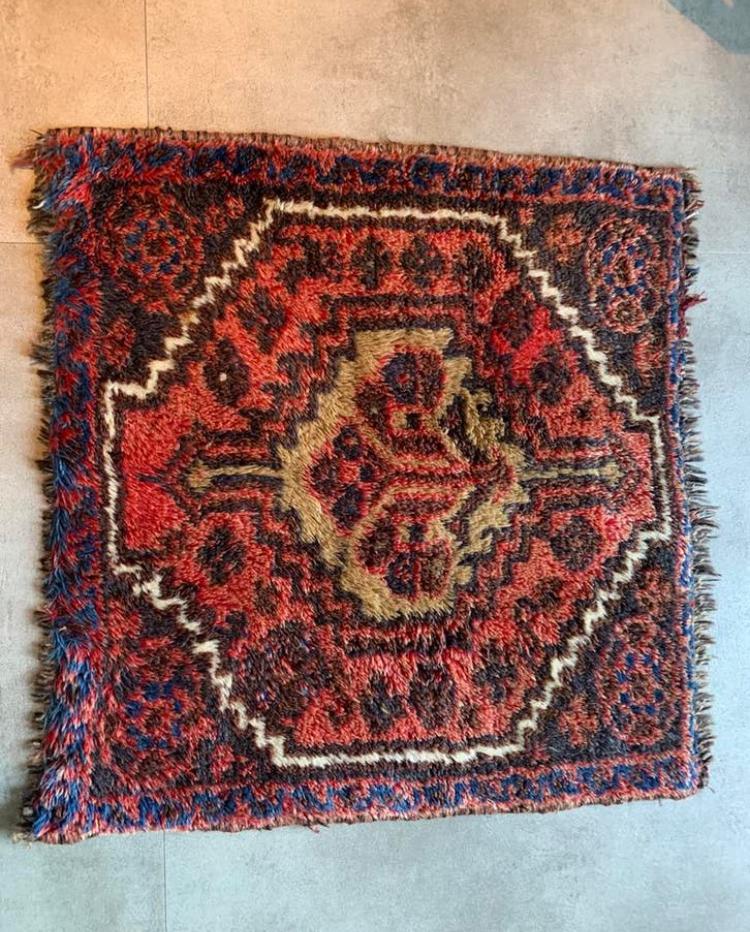 PERZISCH TAPIJT 75x75cm - Shiraz - Perzië, Ophalen of Verzenden