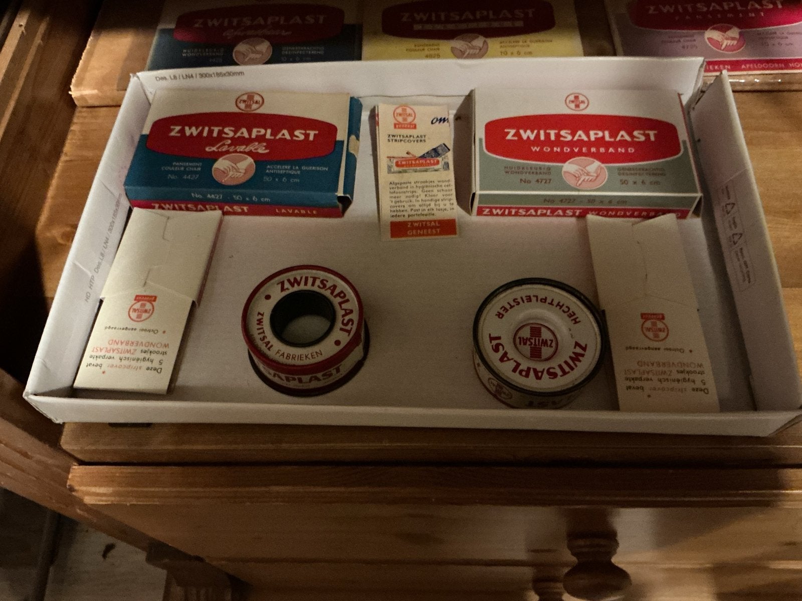 Vintage Zwitsaplast pleisters en verband - Collectie, Verzamelen, Ophalen of Verzenden, Gebruikt