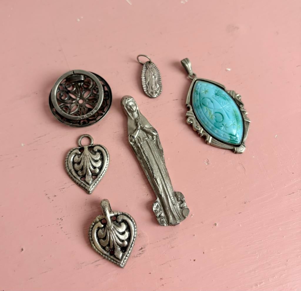 Brocante maria hangers, Ophalen of Verzenden, Zo goed als nieuw, Staal