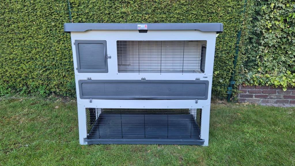 Z.g.a.n. Ferplast konijnenhok 140 cm, Dieren en Toebehoren, Ophalen, 110 cm of meer, Zo goed als nieuw, 90 cm of meer