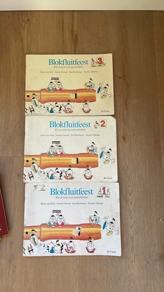 Blokfuitfeest deel 1,2,3, Gebruikt, Overige genres, Overige soorten, Ophalen of Verzenden