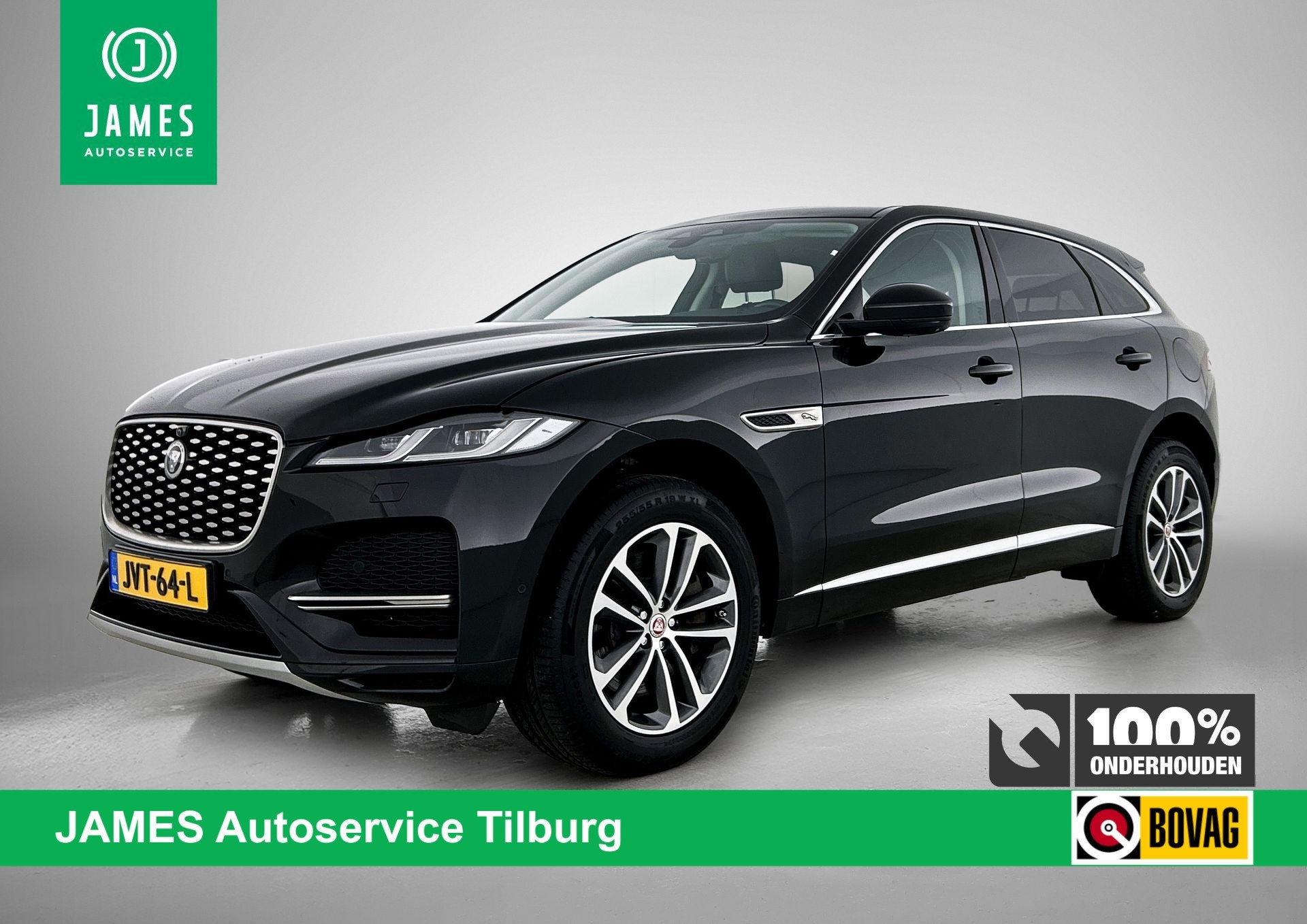 Jaguar F-PACE 2.0 P400e PHEV AWD 405PK 360° CAMERA | LEER |, Auto's, Jaguar, Dealer onderhouden, 404 pk, Gebruikt, 4 cilinders