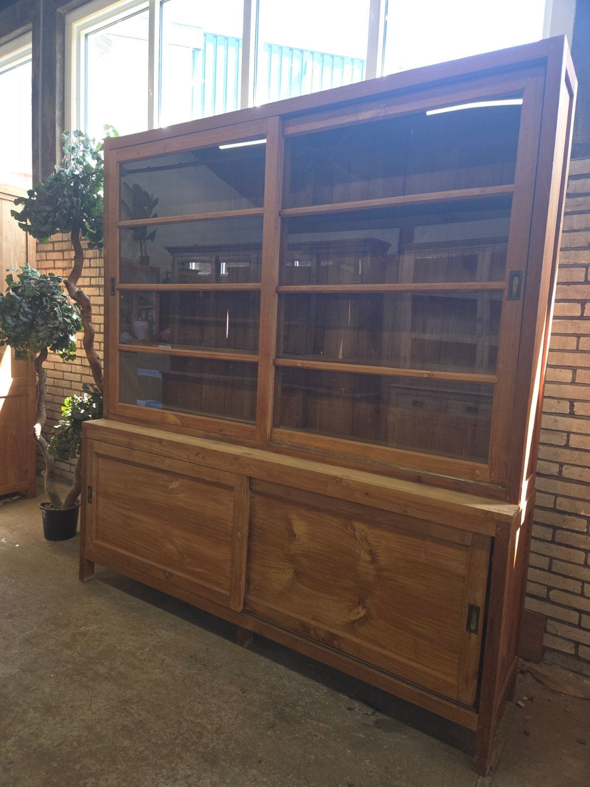 Prachtige schoolkast ~ buffetkast ~vitrinekast ~ boekenkast, Ophalen