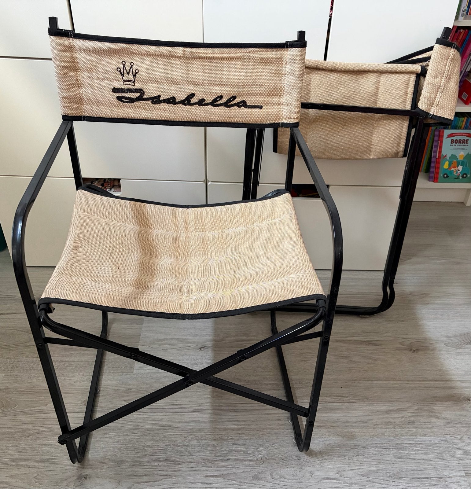 2 Isabella campingstoelen, Ophalen, Gebruikt, Twee, Zwart