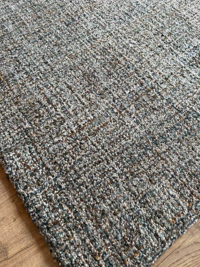 Vloerkleed Hanover kwantum groen blauw beige, Huis en Inrichting, Stoffering | Tapijten en Kleden, Ophalen, Zo goed als nieuw