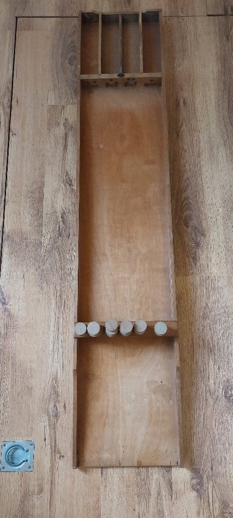 Mooie houten sjoelbak, Ophalen, Gebruikt, Overige typen