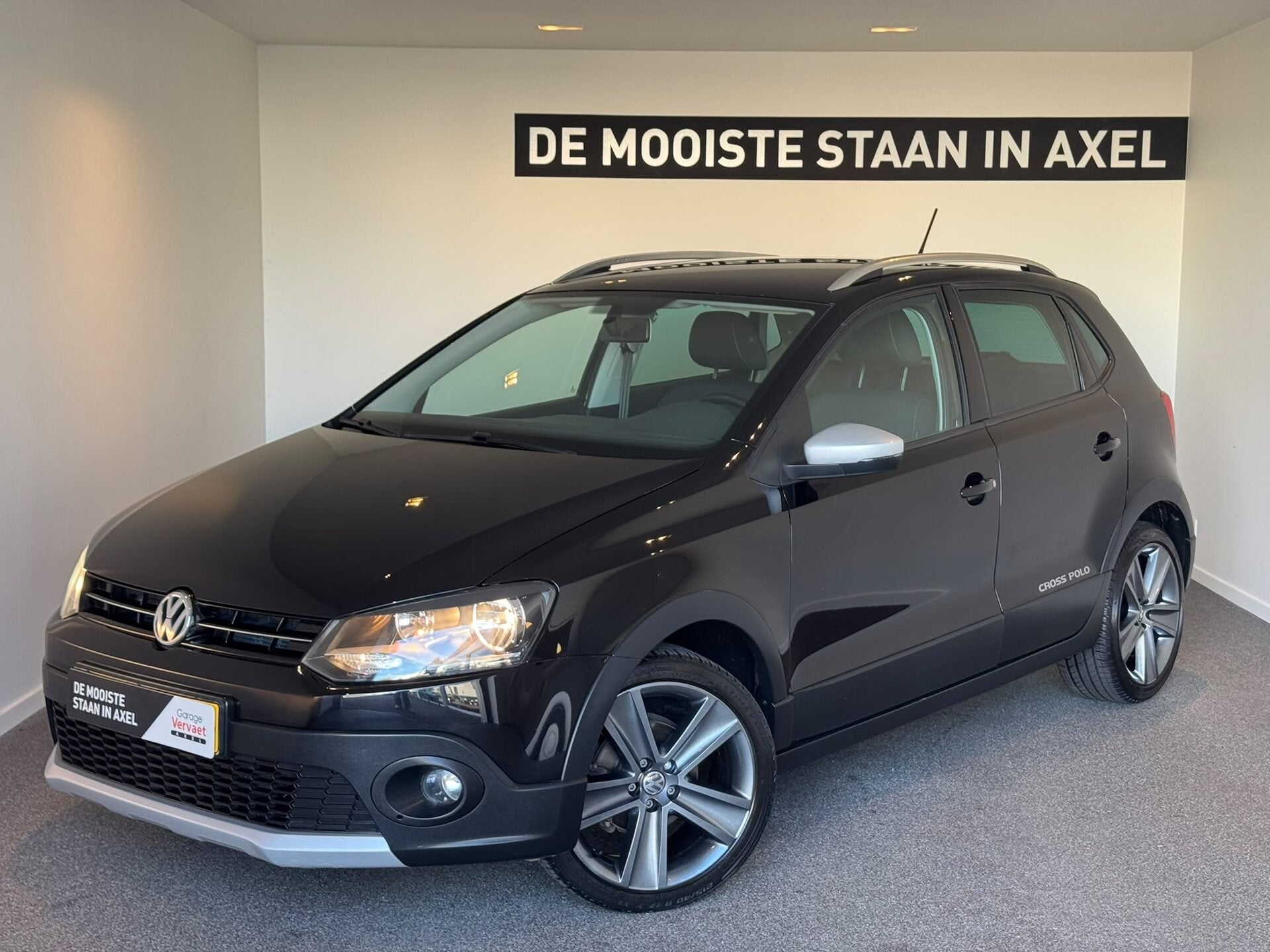 Volkswagen Polo 1.2 TSI Cross, Auto's, Euro 5, Stof, Zwart, 4 cilinders