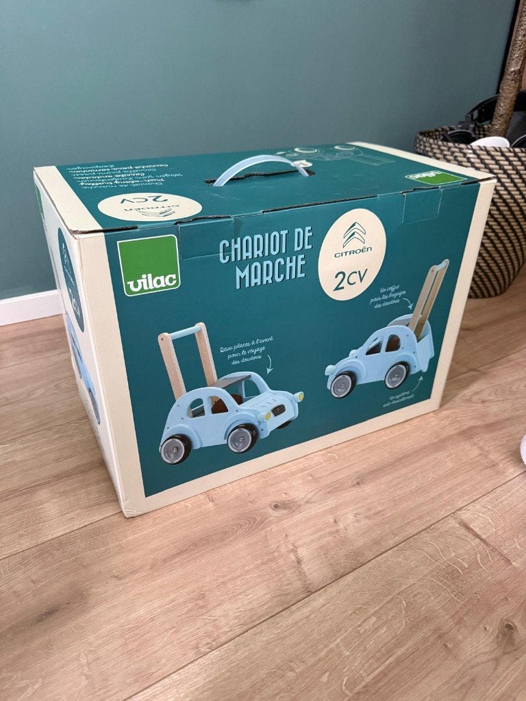 Te koop - Vilac houten loopwagen - Citroën 2CV, Ophalen, Nieuw
