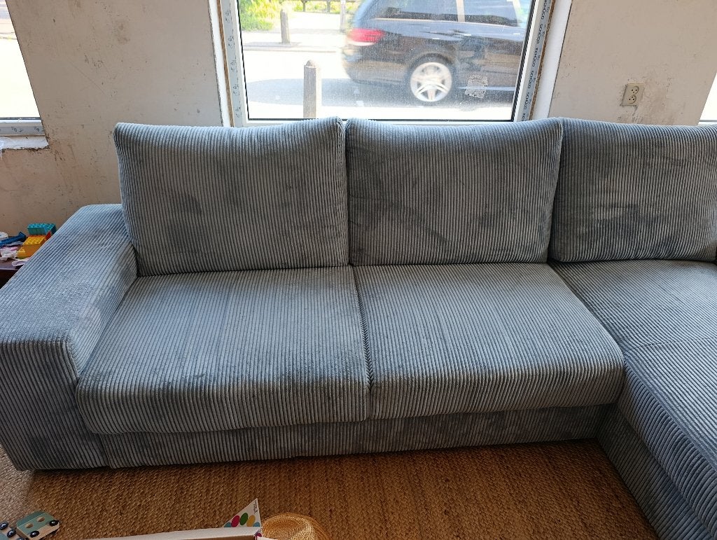 Bankstel 3 jaar oud, 2 jaar gebruikt, Huis en Inrichting, Banken | Bankstellen, Ophalen, 250 tot 300 cm, Gebruikt, 100 tot 125 cm
