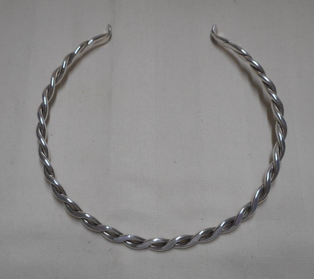 Nol Coopmans zilveren handgemaakte vintage spang nr.1247, Verzenden, Zo goed als nieuw, Zilver, Zilver