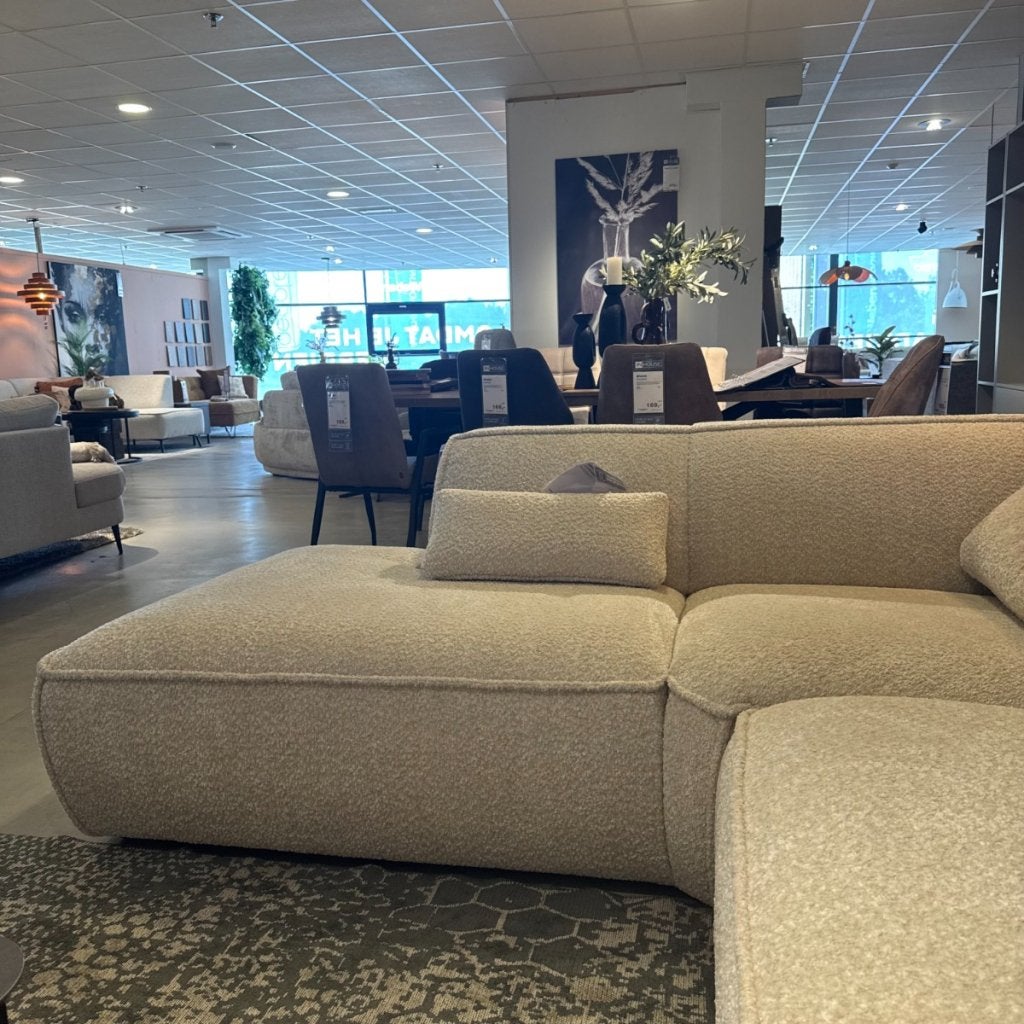 Hoekbank Solenia - Stof Ecrus - Inclusief kussens - IN.HOUSE, Niet ingevuld, Niet ingevuld, Niet ingevuld
