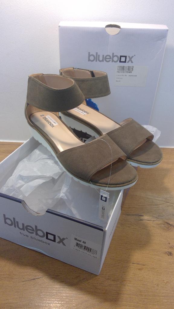Bluebox sandaal maat 40, Kleding | Dames, Schoenen, Blue Box, Nieuw, Groen, Sandalen of Muiltjes