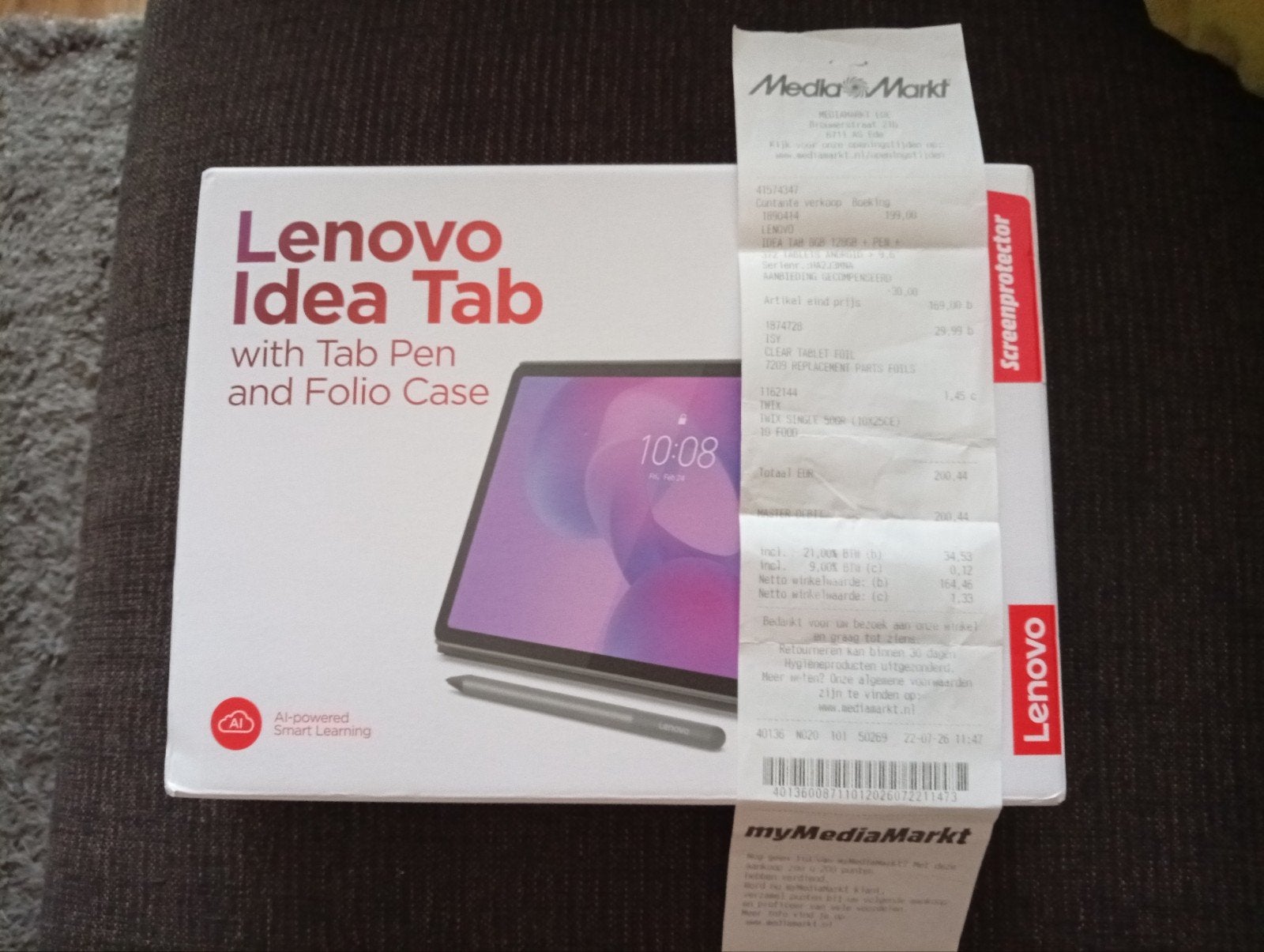 Lenovo idea tab, Computers en Software, Android Tablets, Usb-aansluiting, 11 inch, Ophalen of Verzenden, Zo goed als nieuw