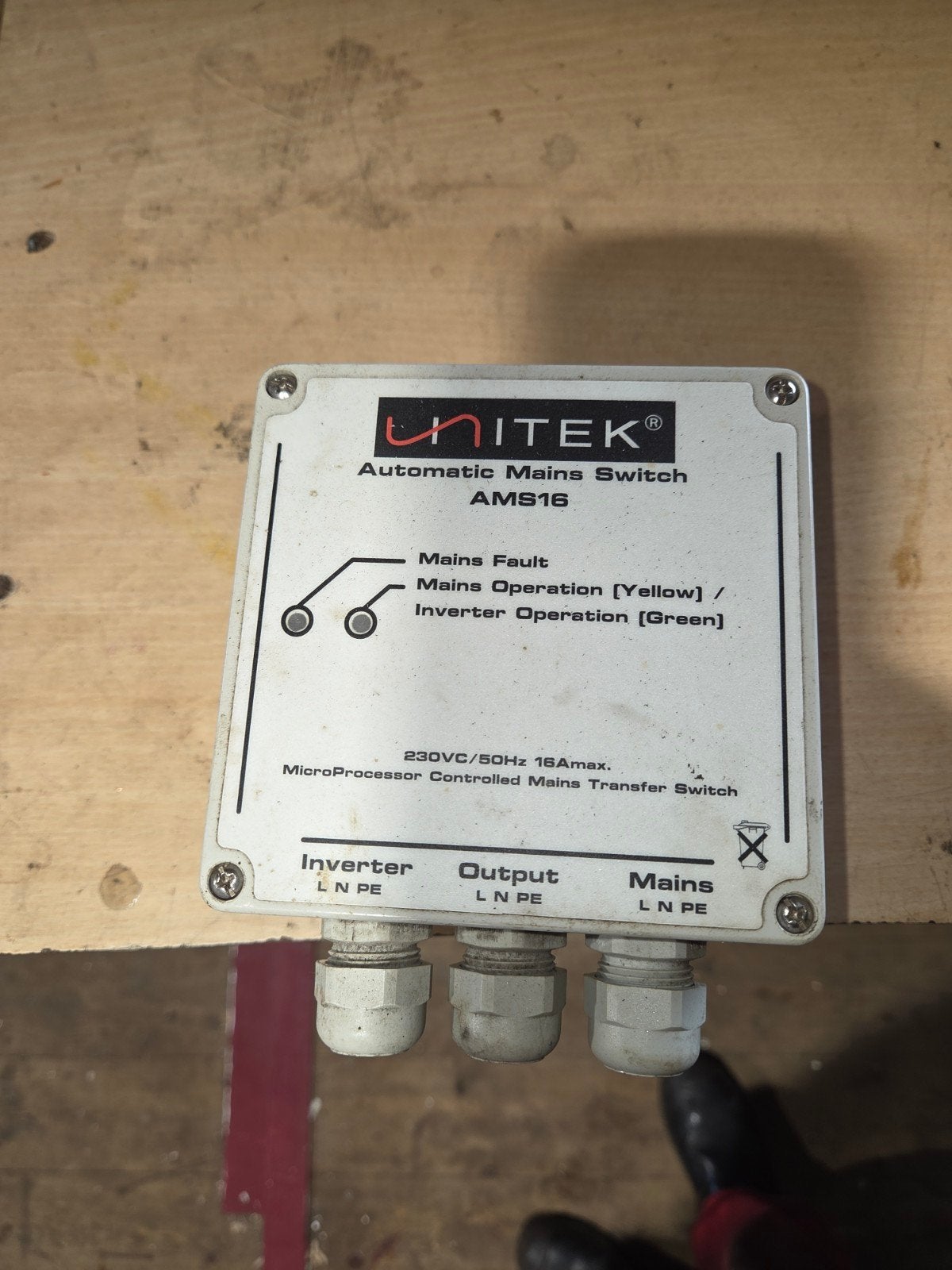 Omschakelbox. Generator. Omvormer, Ophalen, Overige typen