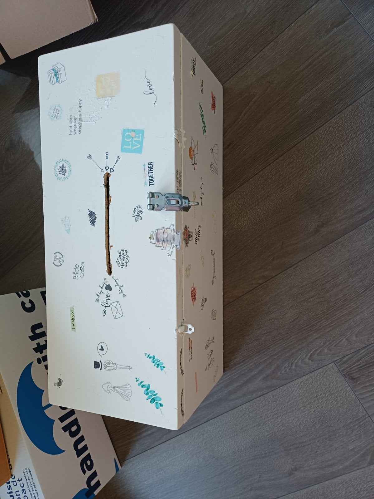 Enveloppenkist bruiloft, Ophalen, Gebruikt, Overige typen, Geboorte of Huwelijk