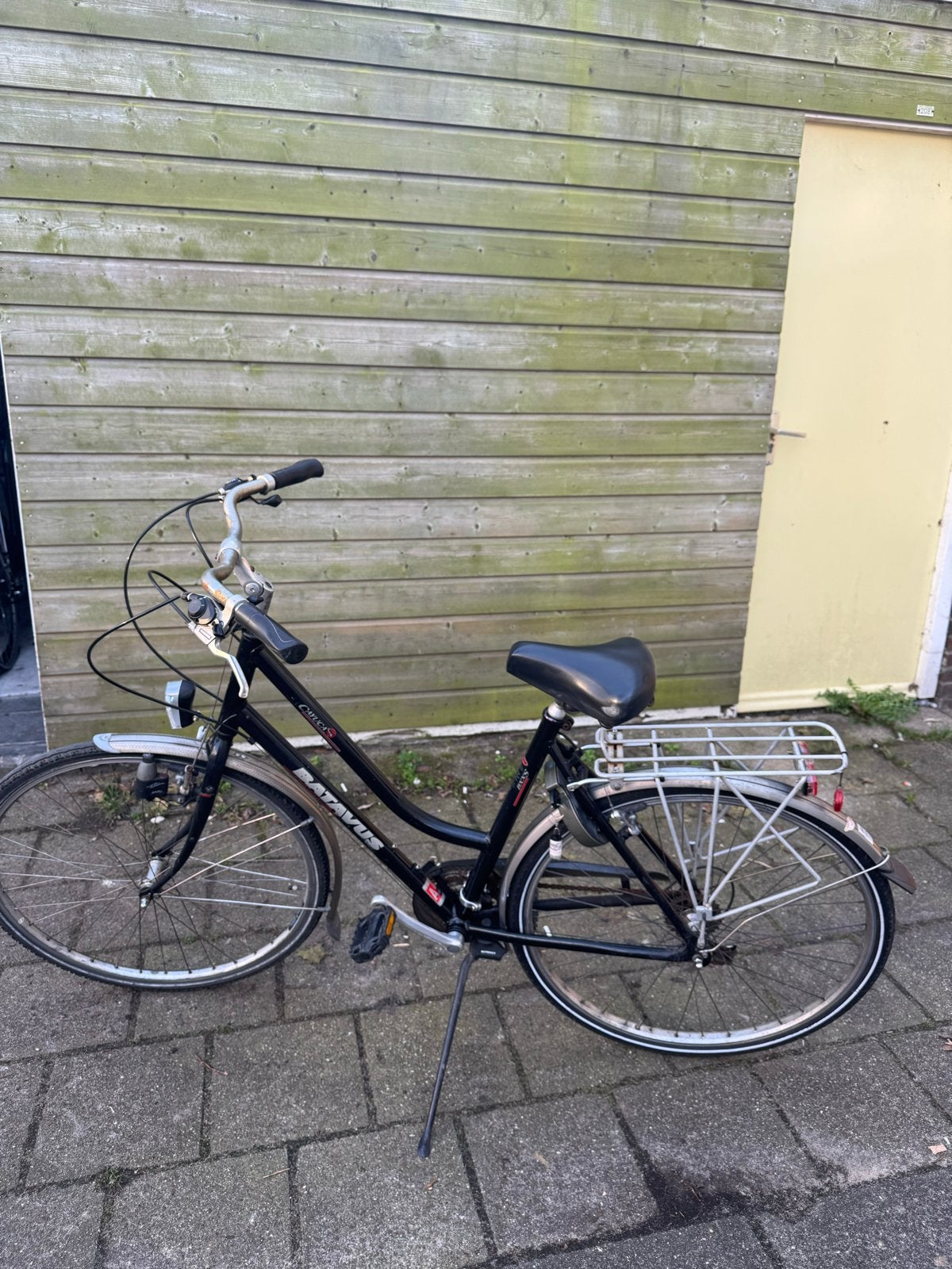 Batavus City Bike met 7 versnellingen en bagagedrager, Fietsen en Brommers, Ophalen, Velgrem, Versnellingen, Batavus