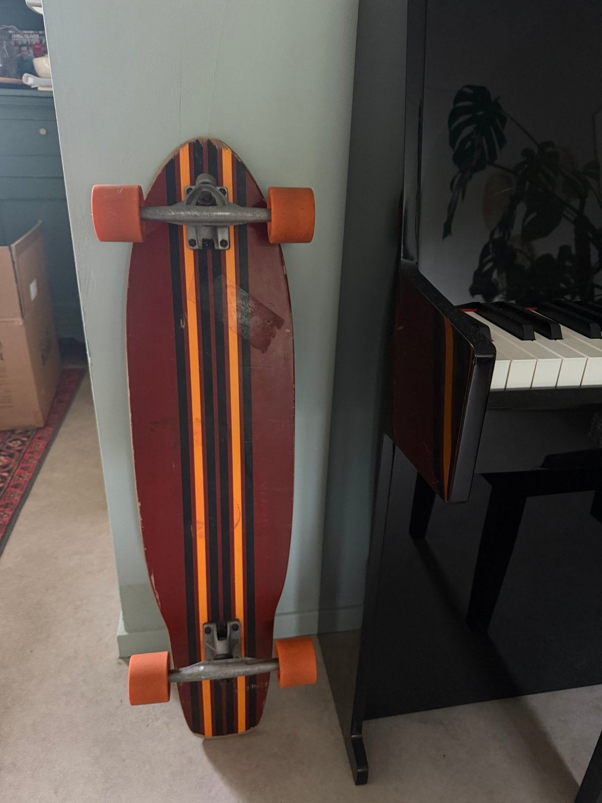 Longboard met bescherming, Ophalen of Verzenden, Zo goed als nieuw, Longboard