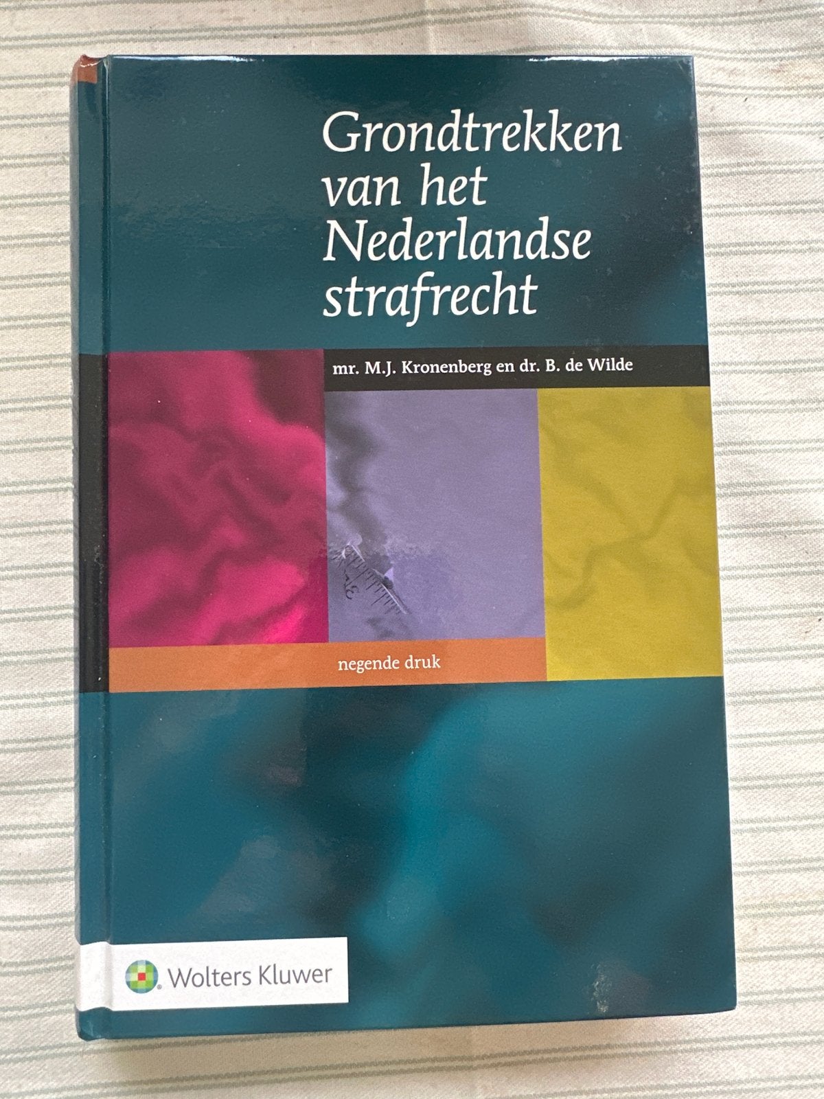 Grondtrekken van het Nederlandse strafrecht, Ophalen of Verzenden, Zo goed als nieuw, WO