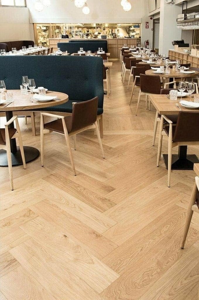 Eiken visgraat parket vloer, kant en klaar! AANBIEDING!, Ophalen, Nieuw, 75 m² of meer, Parket