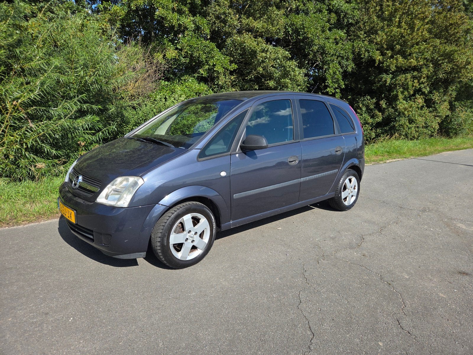 Opel Meriva 1.6 16V nw apk, airco, cruise, Auto's, Stof, 4 cilinders, 100 pk, Handgeschakeld