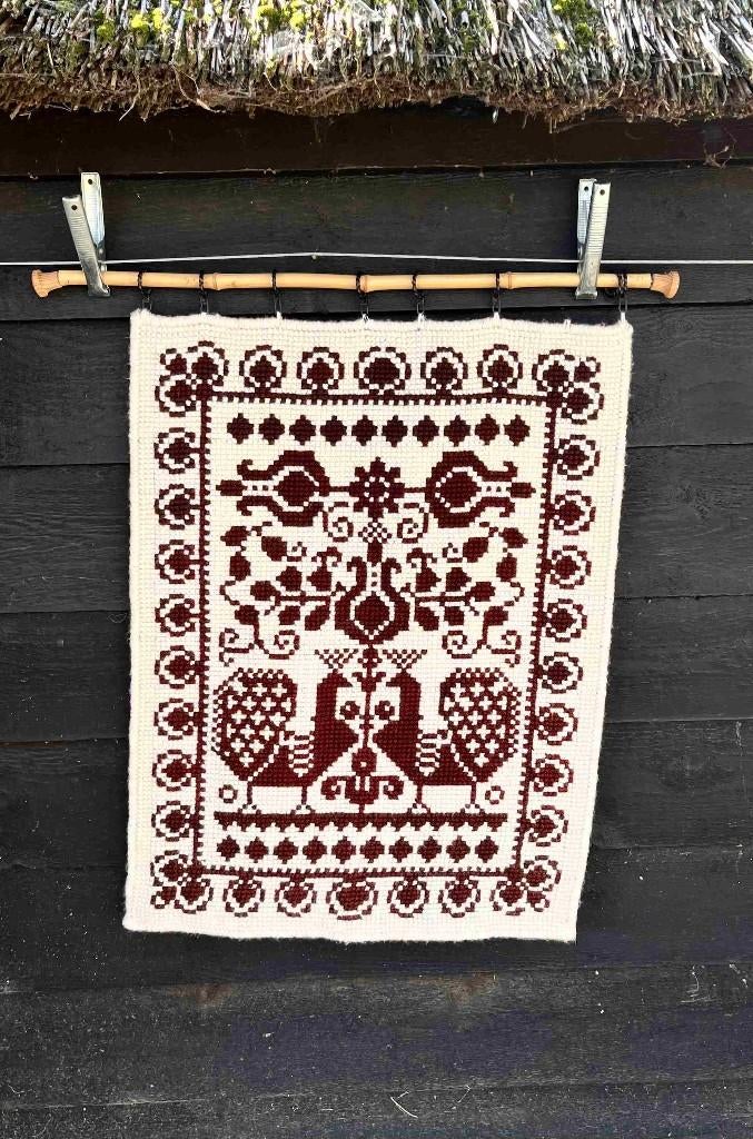 Wandkleed  geborduurd  89/69 cm, Gebruikt, Etten-Leur, DJT@dejuistetoon.eu, Ophalen of Verzenden