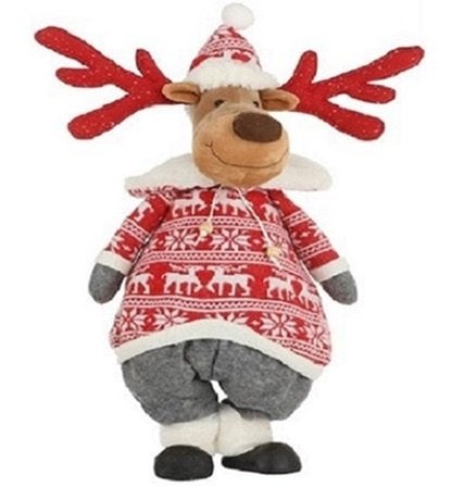 Pop Rendier Hert knuffel staand model H.52, Verzenden, Nieuw