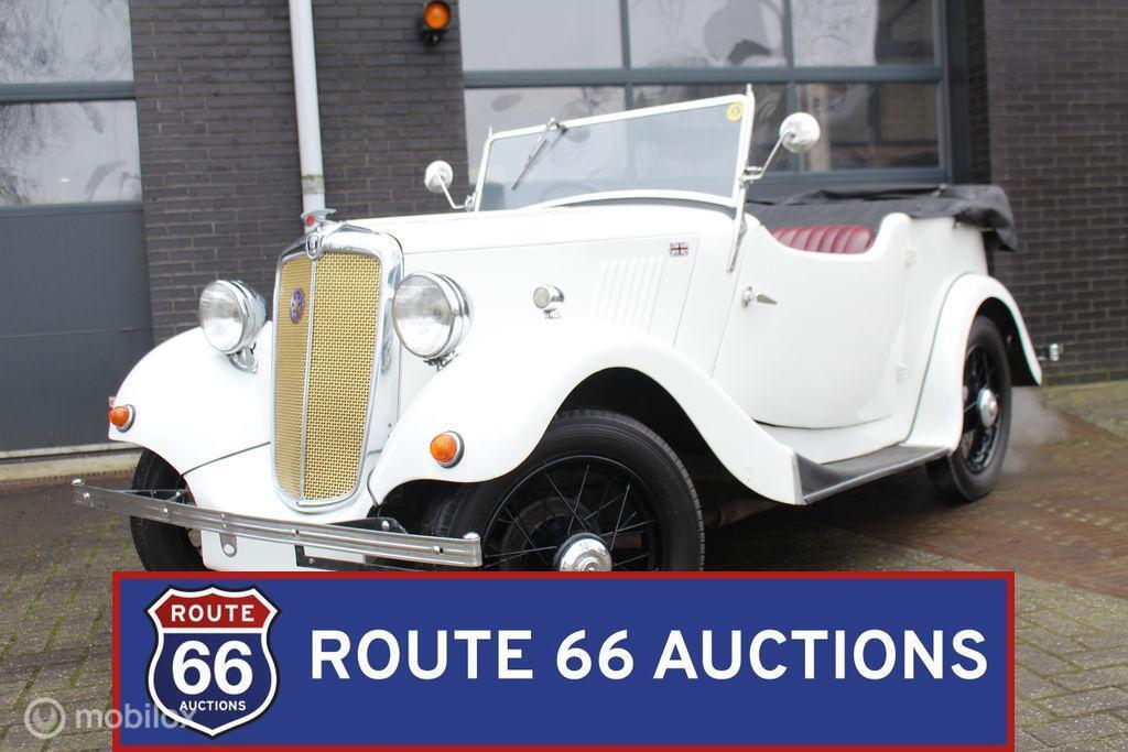 Morris Eight Series I Tourer | 1935 | Route 66 Auctions, Overige merken, Overige carrosserieën, Zwart, Bedrijf