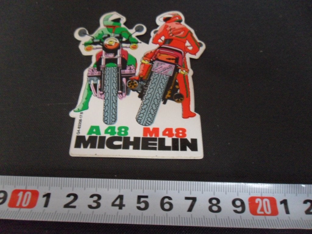sticker MICHELIN A48 M48  Motor banden *, Ophalen of Verzenden, Zo goed als nieuw