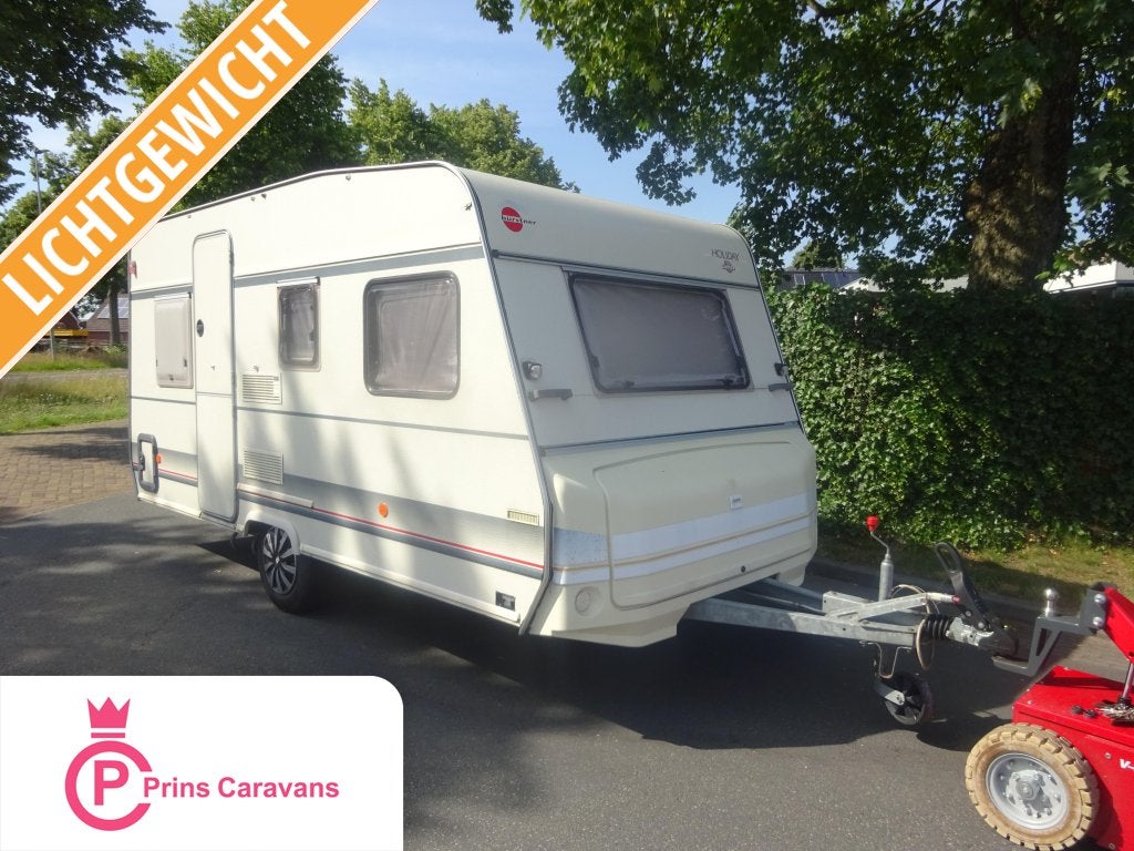 Bürstner Holiday 420 Slechts 766 KG, Caravans en Kamperen, Bedrijf, Treinzit, 750 - 1000 kg, Stabilisator