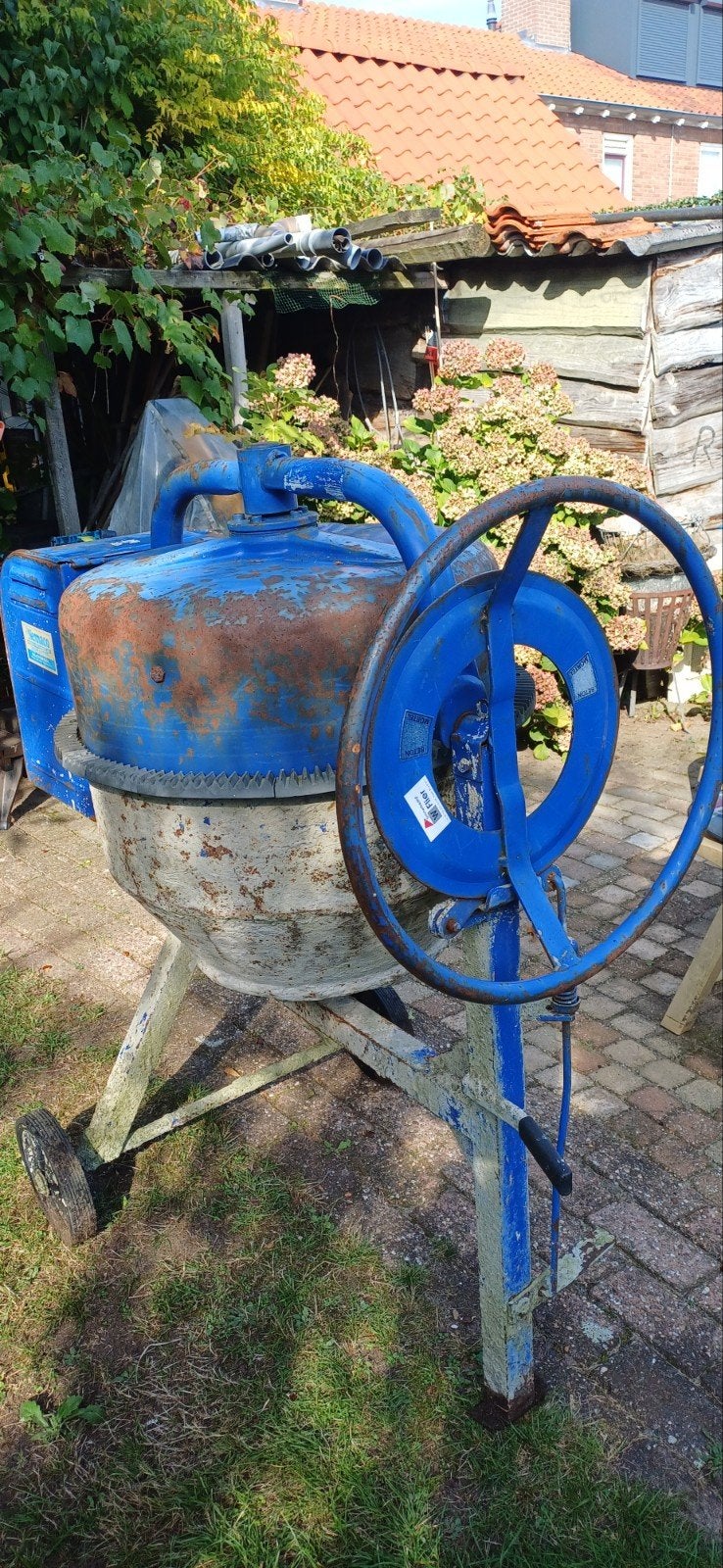 Betonmolen, Ophalen, Gebruikt