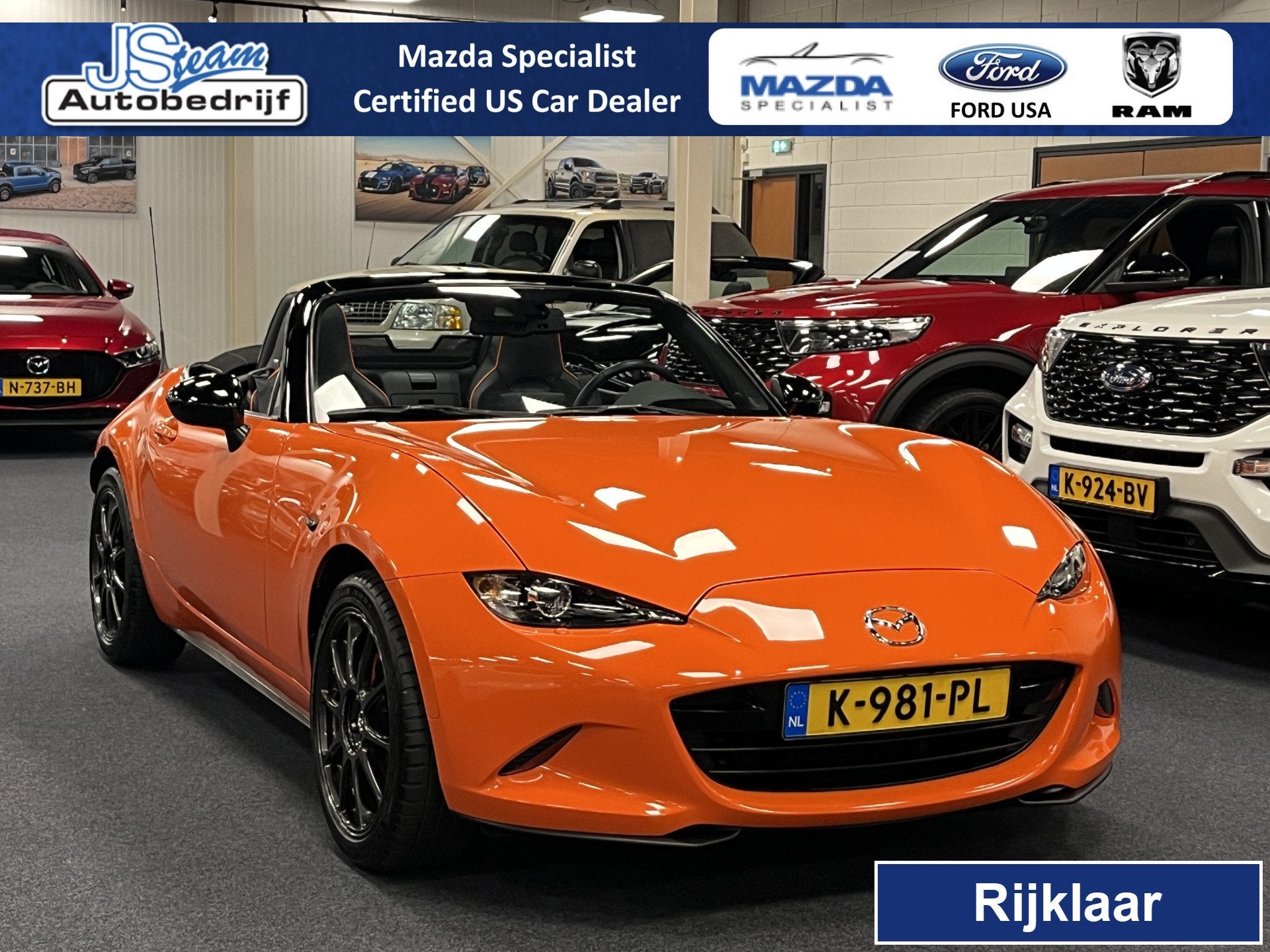 Mazda MX-5 ND Roadster 2.0 SkyActiv-G 184PK 30th Anniversary, Achterwielaandrijving, 14 km/l, Bedrijf, Handgeschakeld