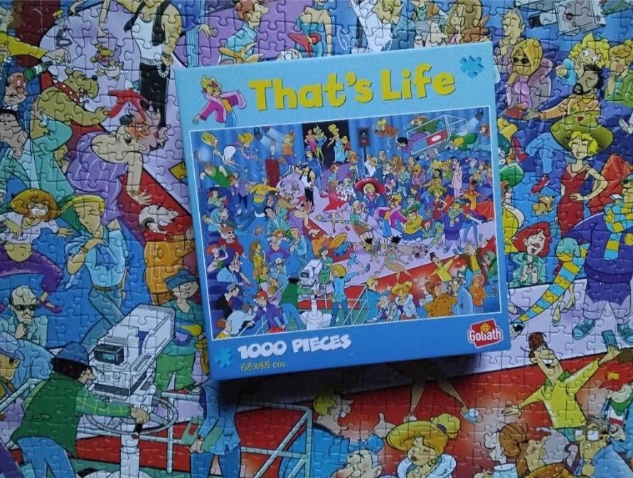 That's life puzzel, Ophalen, 500 t/m 1500 stukjes, Zo goed als nieuw, Legpuzzel