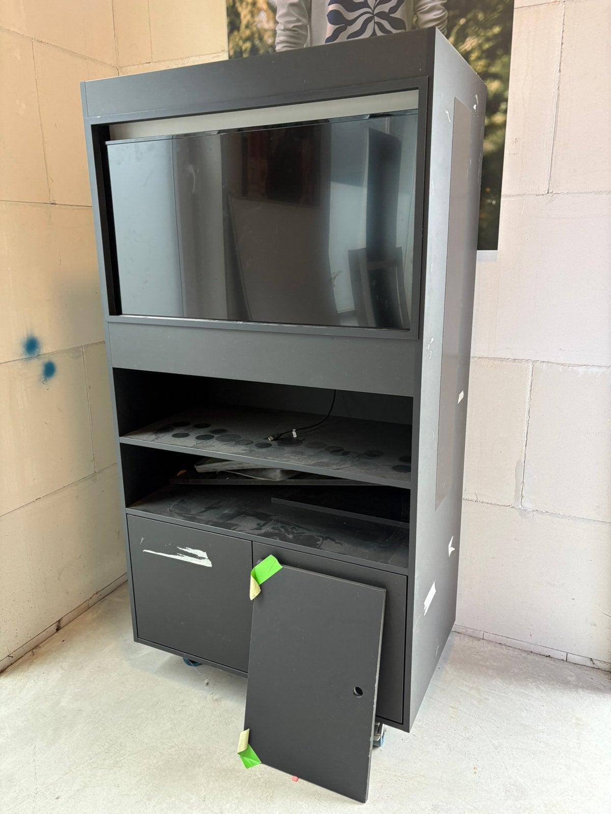 Tv Kast incl TV, Huis en Inrichting, Ophalen, Gebruikt, 50 tot 100 cm, 150 tot 200 cm