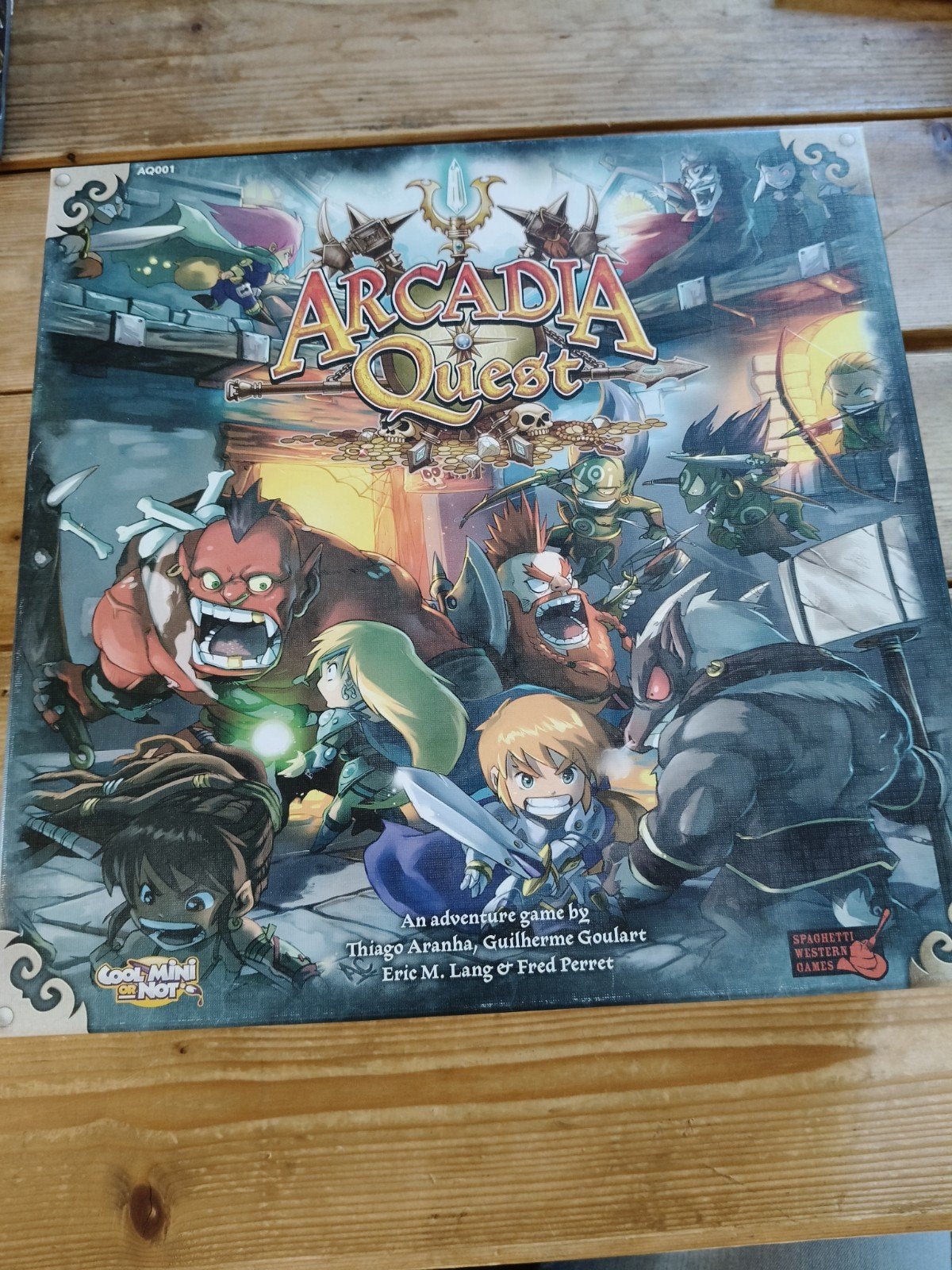 Arcadia Quest, Drie of vier spelers, Ophalen of Verzenden, Gebruikt, Cool Mini Or Not