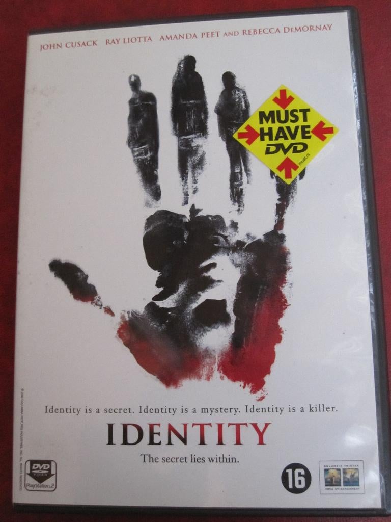 Identity (2003), Cd's en Dvd's, Dvd's | Thrillers en Misdaad, Zo goed als nieuw, Actiethriller, Vanaf 16 jaar, Ophalen of Verzenden