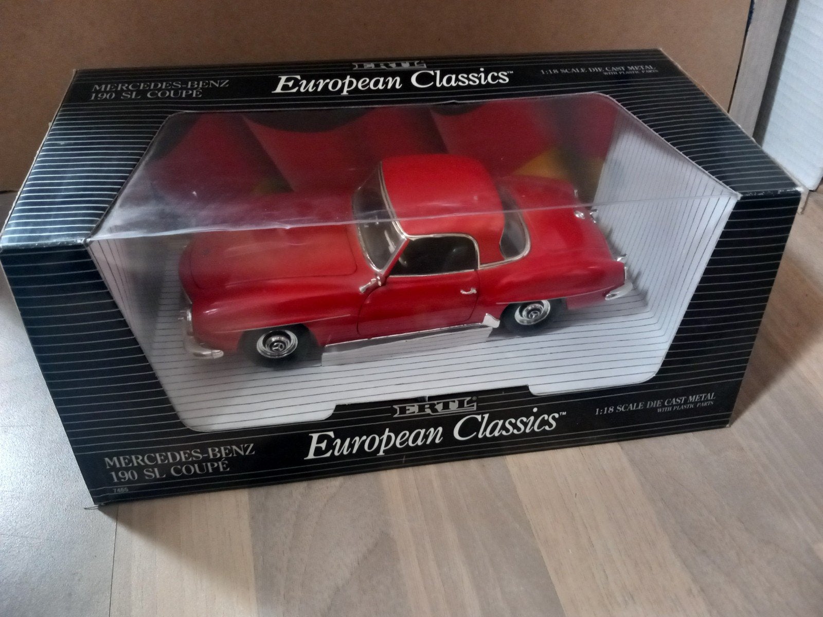 ERTL European Classics Mercedes-Benz 190 SL Coupé 1:18, Ophalen of Verzenden, Zo goed als nieuw, Auto, ERTL