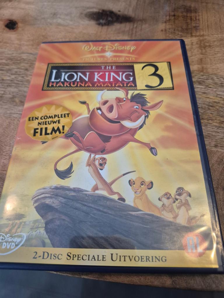 Disney The Lion King 3: Hakuna Matata DVD, Avontuur, Gebruikt, Alle leeftijden, Ophalen of Verzenden