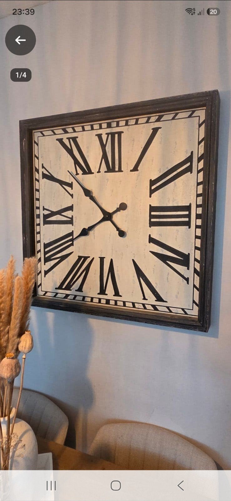 Grote wandklok, Ophalen, Wandklok