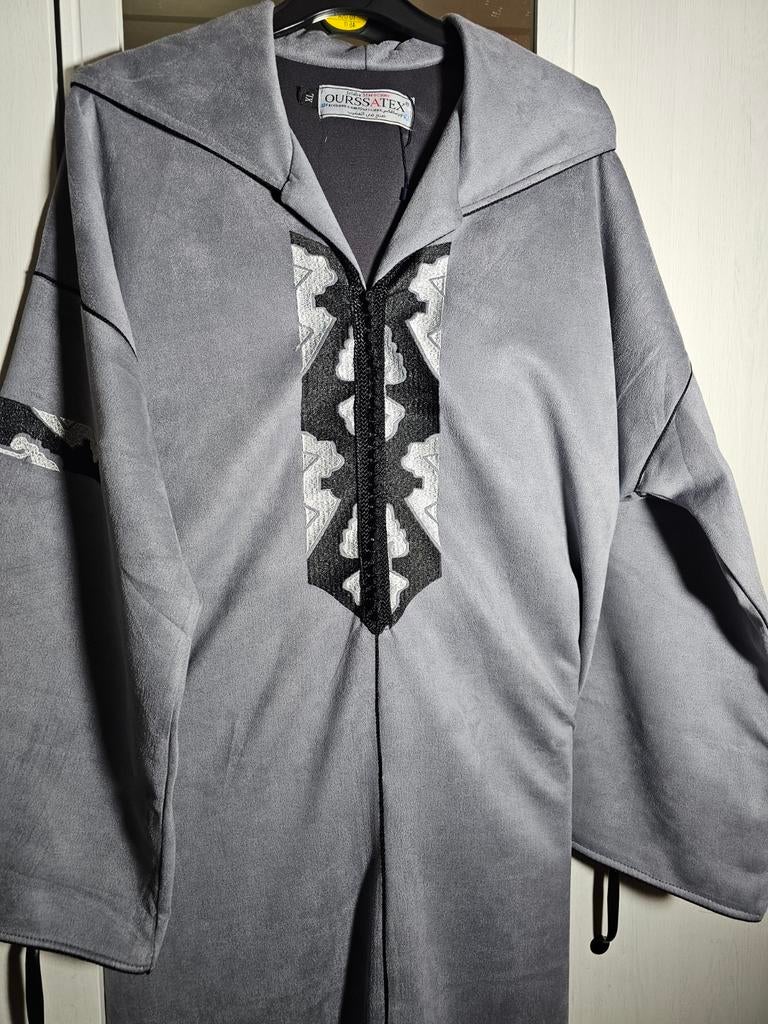 Djellaba Grijs XL - Traditionele Marokkaanse Kleding, Kleding | Heren, Ophalen of Verzenden, Nieuw, OURSSATEX