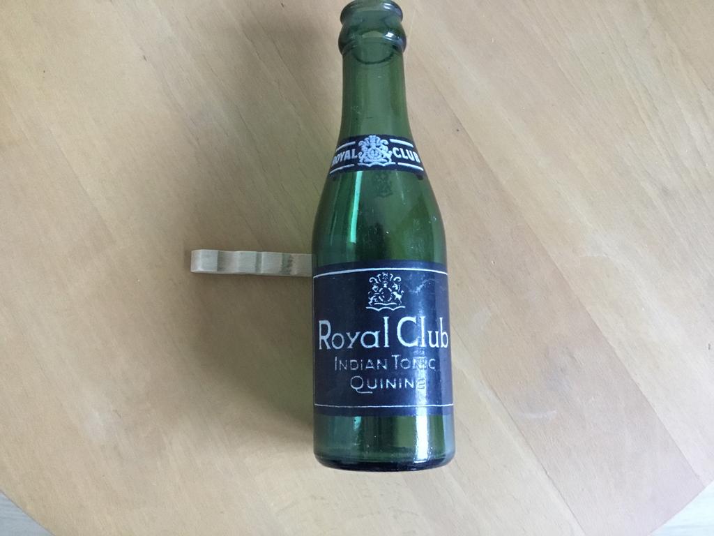 Limonade fles  Royal club /Tims Rotterdam limonade fabriek, Ophalen of Verzenden, Gebruikt, Verpakking