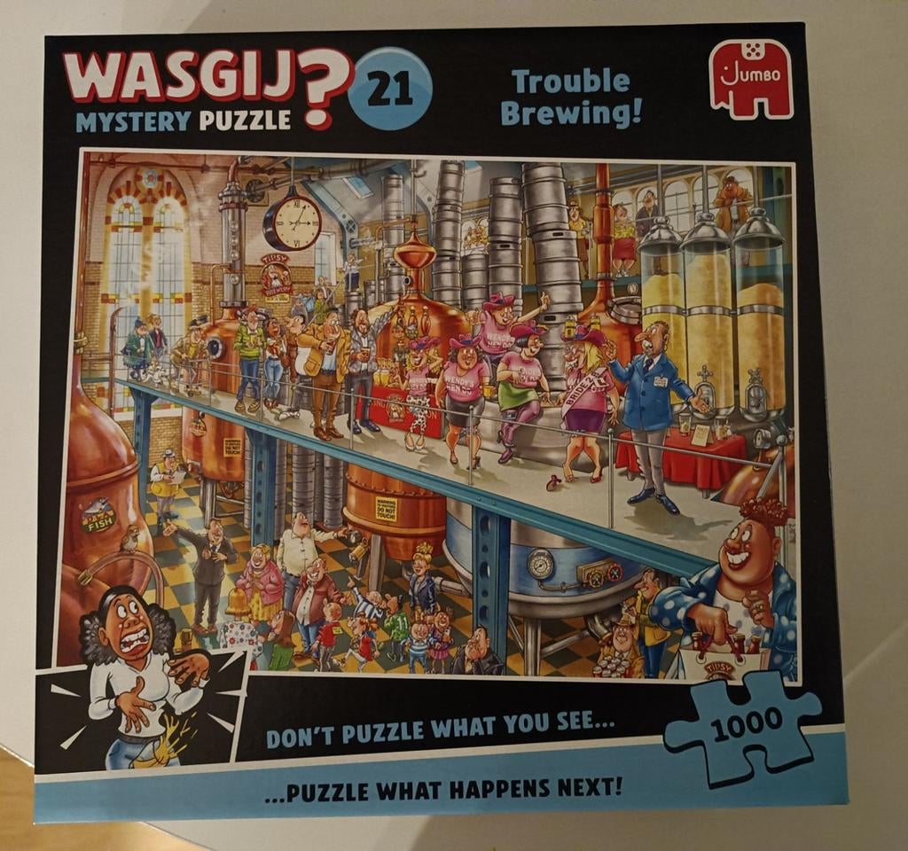 Wasgij mystery 21, Ophalen, 500 t/m 1500 stukjes, Zo goed als nieuw