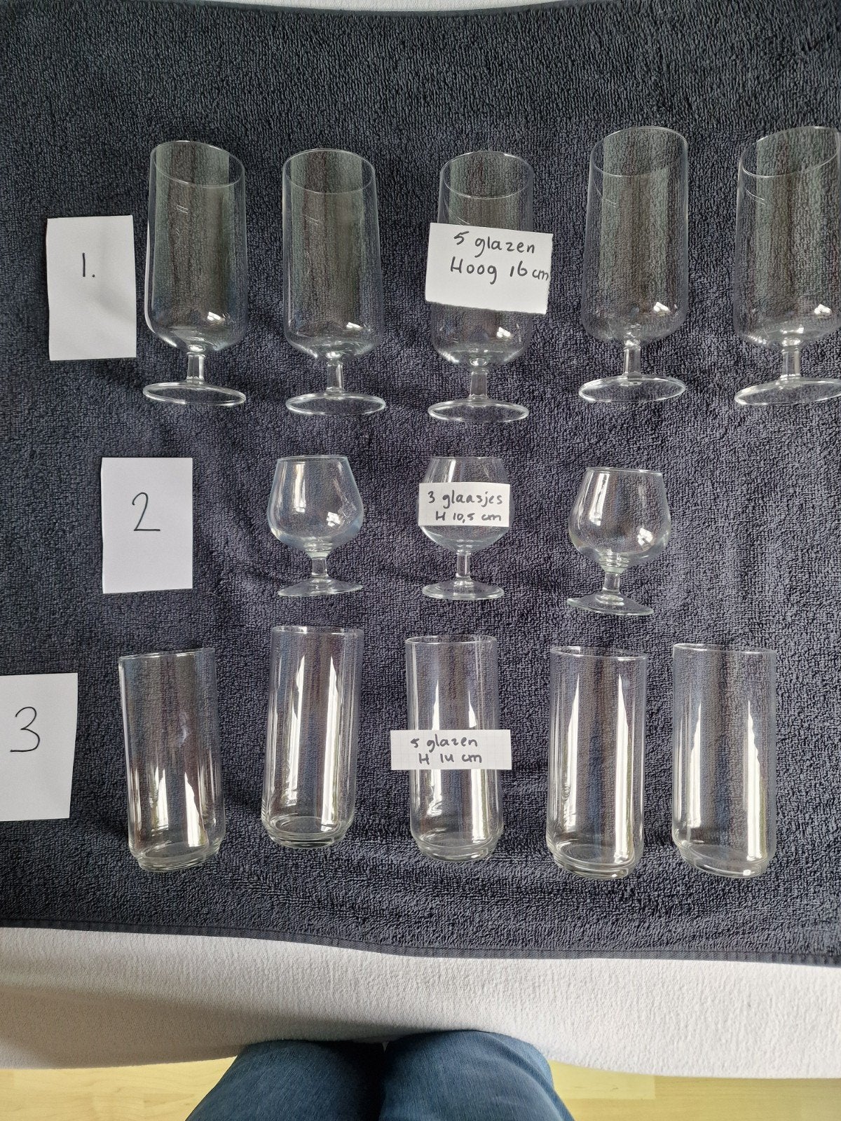 Heleboel grote en kleine glazen, Huis en Inrichting, Ophalen of Verzenden, Glas of Glazen