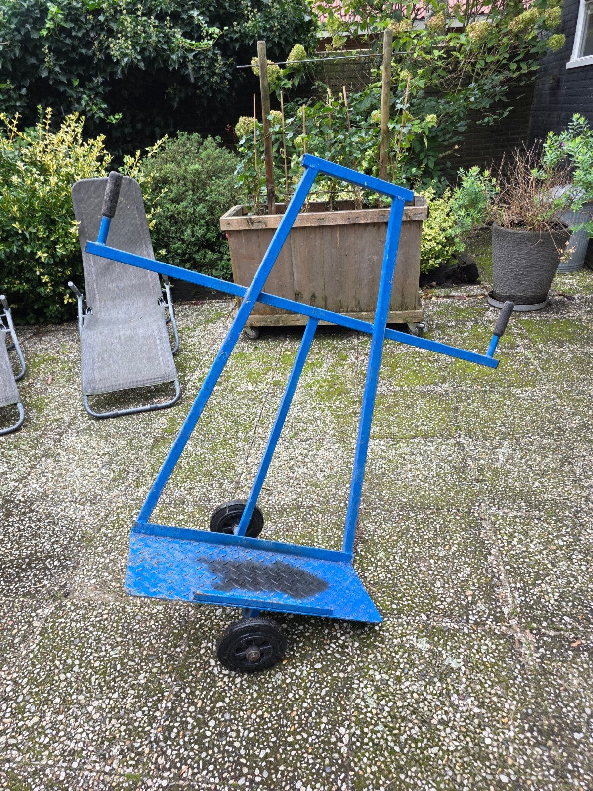 platenkar, Doe-het-zelf en Verbouw, 100 liter of meer, Ophalen, Gebruikt, Transportkar