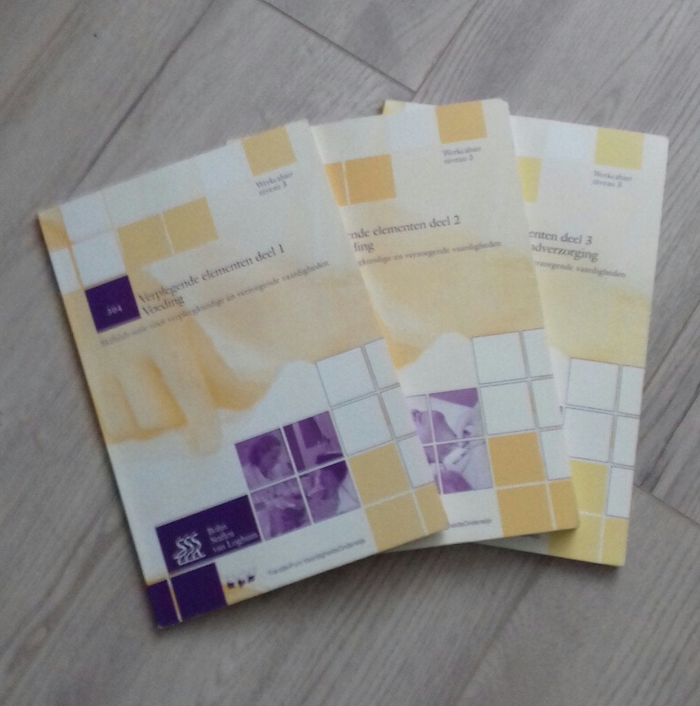 Verschillende studieboeken Verzorgende IG (1 euro per stuk), Ophalen, Diverse auteurs, Zo goed als nieuw, Beta