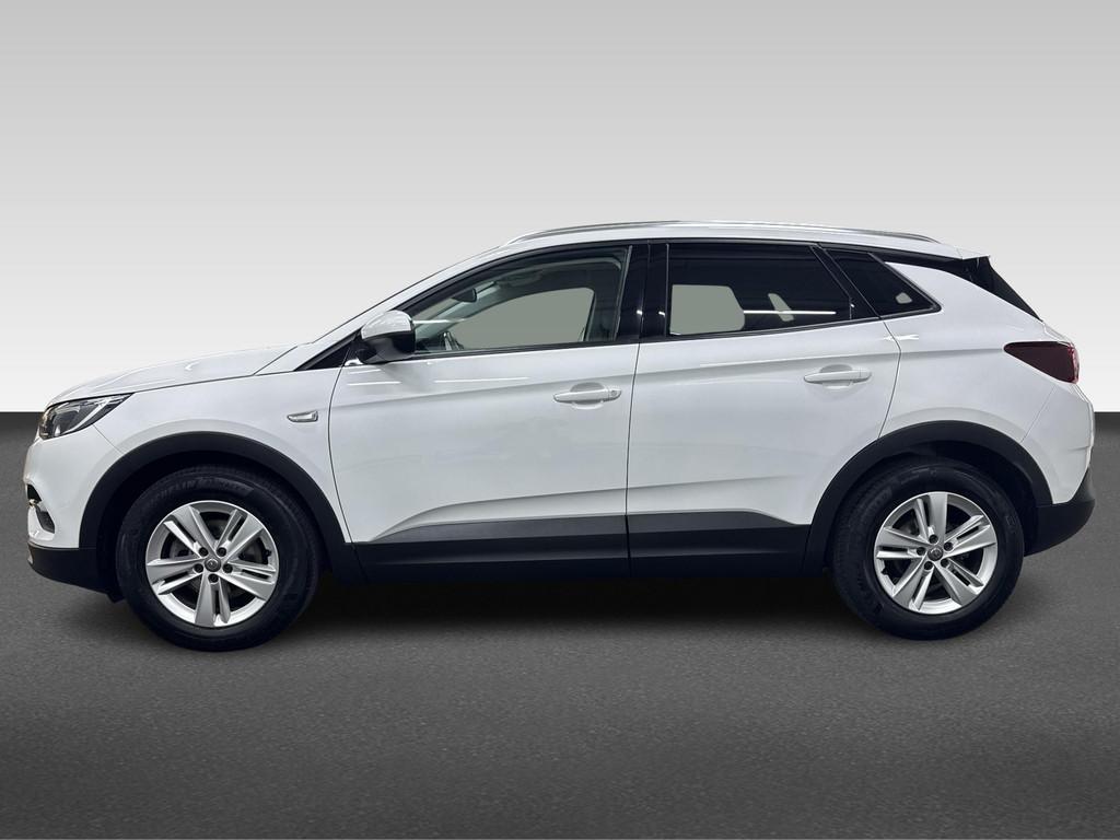 Opel Grandland X 1.2 TURBO 130PK BUSINESS NAVI ECC CAMERA TR, Auto's, Voorwielaandrijving, Gebruikt, 1199 cc, Wit